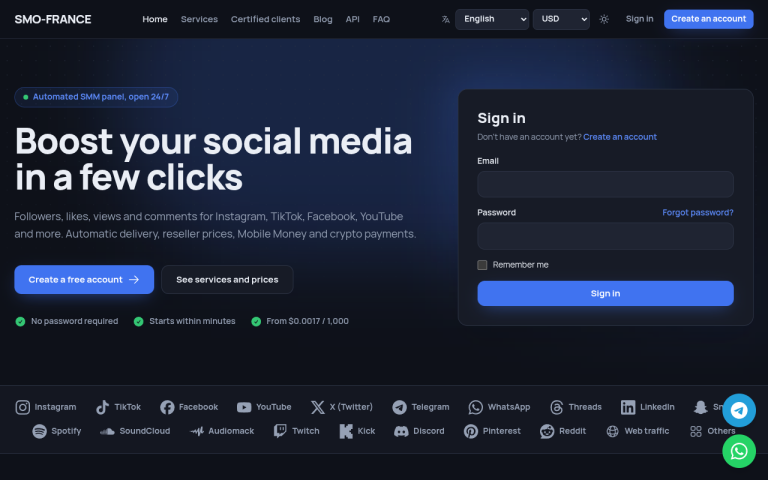 Site web SMO France